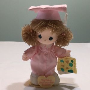 Precious Moments Graduation Girl in Pink 1989